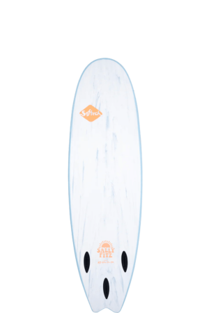 Shapers-Club- Une planche de surf blanche et orange sur fond blanc. -surfshop-surfboard