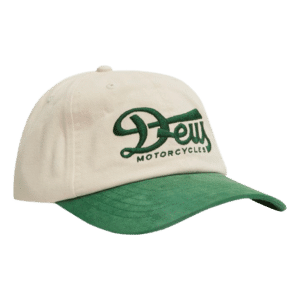 Shapers-Club- Une casquette de papa en relief blanche et verte avec le mot rosée dessus.