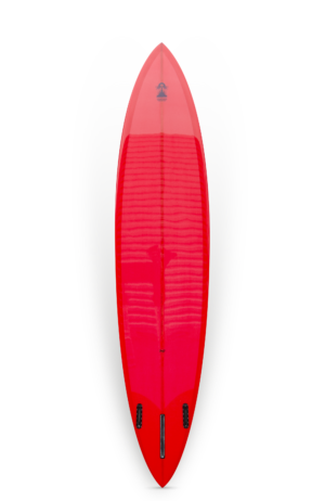 Shapers-Club- Une planche de surf Beau Young - Quokka 5'10 sur fond blanc.