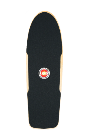 Shapers-Club- Un skateboard noir avec un logo jaune Gordon & Smith dessus.
Nom du produit : planche à roulettes Gordon & Smith. -surfshop-surfboard