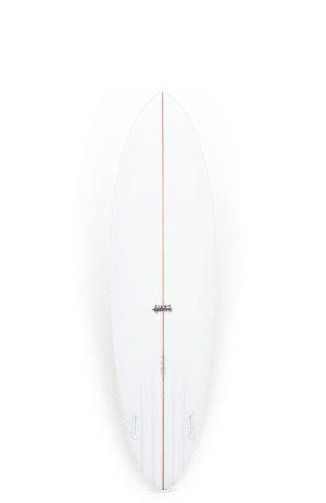 Shapers-Club- A UWL Surfboards - Seven Four 7'4x22x2 7/8 52L - Planche de surf Orange/Jaune sur fond noir. -surfshop-surfboard