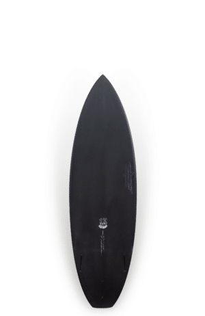 Shapers-Club- Une planche de surf noire sur fond blanc est élégante. -surfshop-surfboard