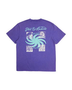 Shapers-Club- Bleu DEUS - Tee Shirt Tee-shirt de loisirs personnalisé avec imprimé graphique au dos. -surfshop-surfboard